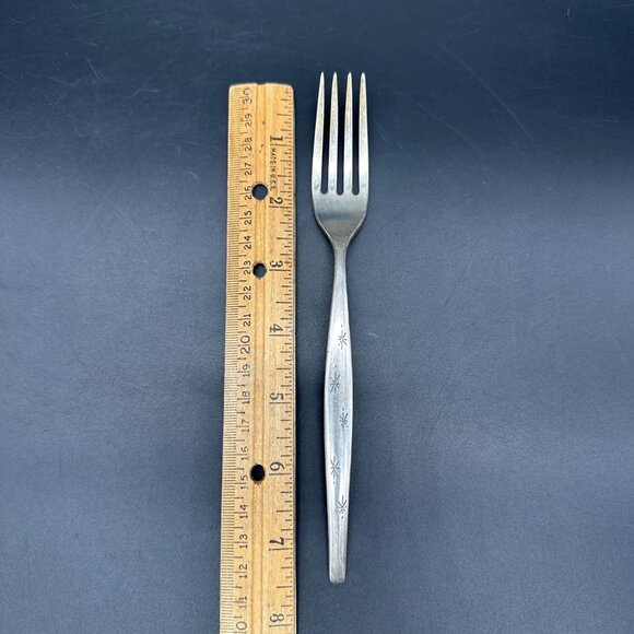 Vintage Gorham Sterling Silver Stardust Forks Mid Century Modern Flatware Atomic - Picture 9 of 9